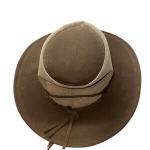 Kakado Australia 5H16 M Soaka breeze hat Brown chin strap mesh back tassels